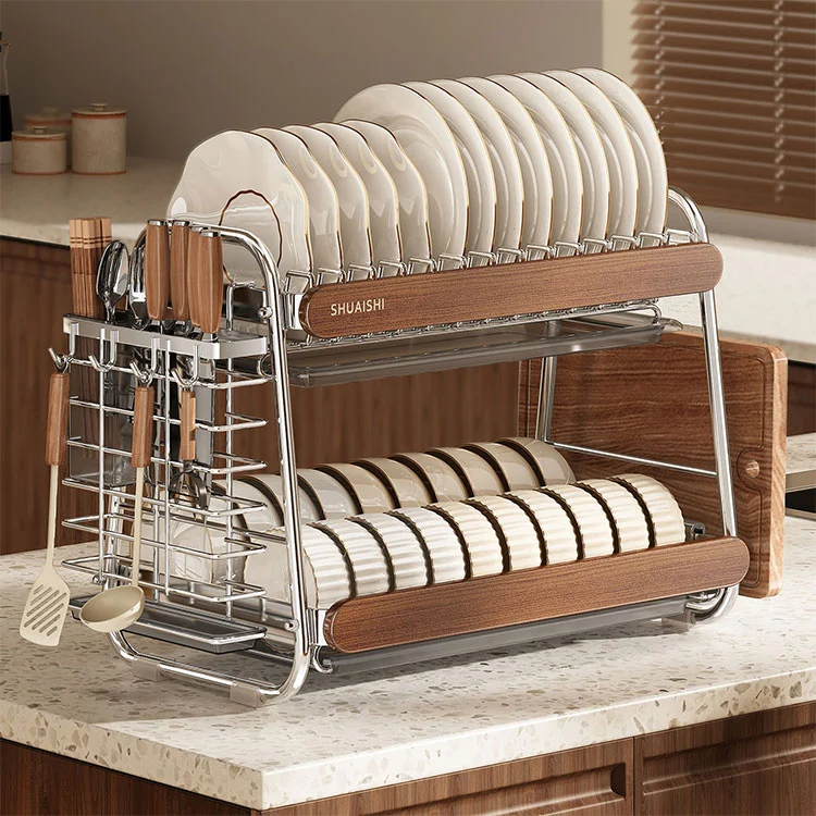 Cur Duplex Tier Dish Rack Redefine Modern Kitchen Organization?