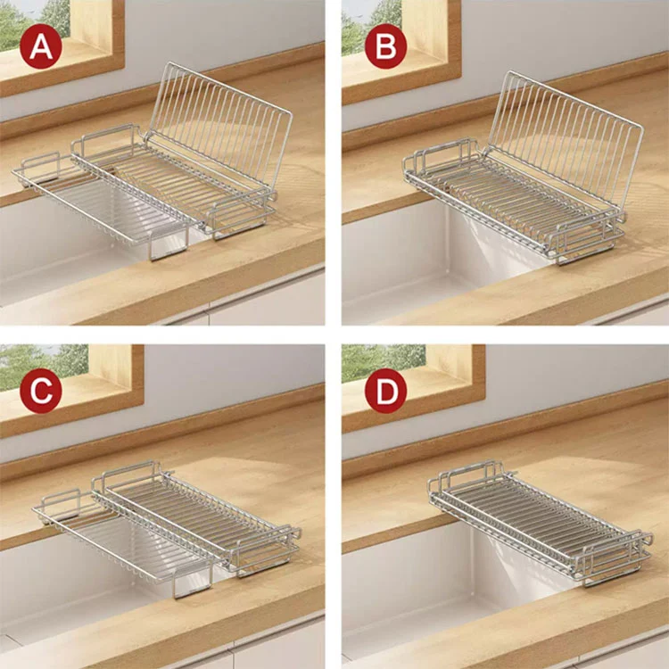 Stainless Steel Dish And Spoon Draining Rack