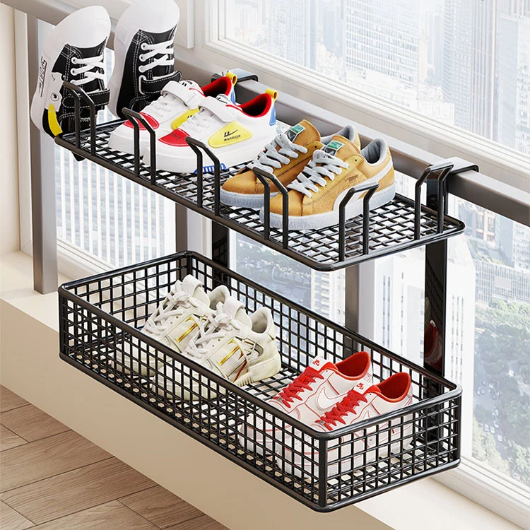 Metallum appendens Shoe et Sock Siccatio Rack